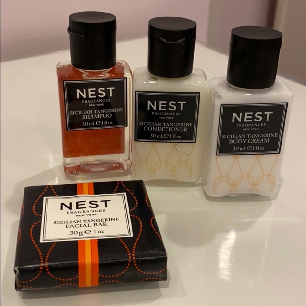 Nest travel size toiletries